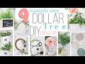 🌿 (NEW) 9 Insanely Easy Dollar Tree DIY Decor | DIY Farmhouse Dollar Tree Decor | Dollar Tree Crafts