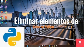 PYTHON: Eliminar elementos en listas en Python #techno #technology #programming #programacion