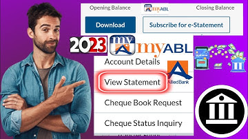 How to download  allied bank statement in mobile app | how to see all transaction ABL app
