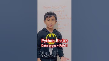 Python Basics for Kids: Mastering Data Types (Part 1) | #kidscoding  #tech #coding