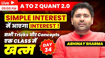 Health Importance || All Tricks & Concept of Simple Interest by Abhinay Sharma @ABHINAYMATHS