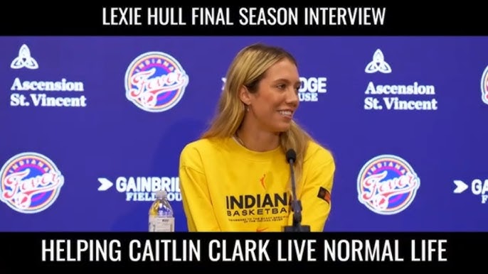 Lexie Hull Helped Caitlin Clark Lead A Normal Life #indianafever - YouTube