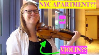 Can YOU choose between buying a NYC APARTMENT or a VIOLIN? ERIN KEEFE and her Nicolò Gagliano.