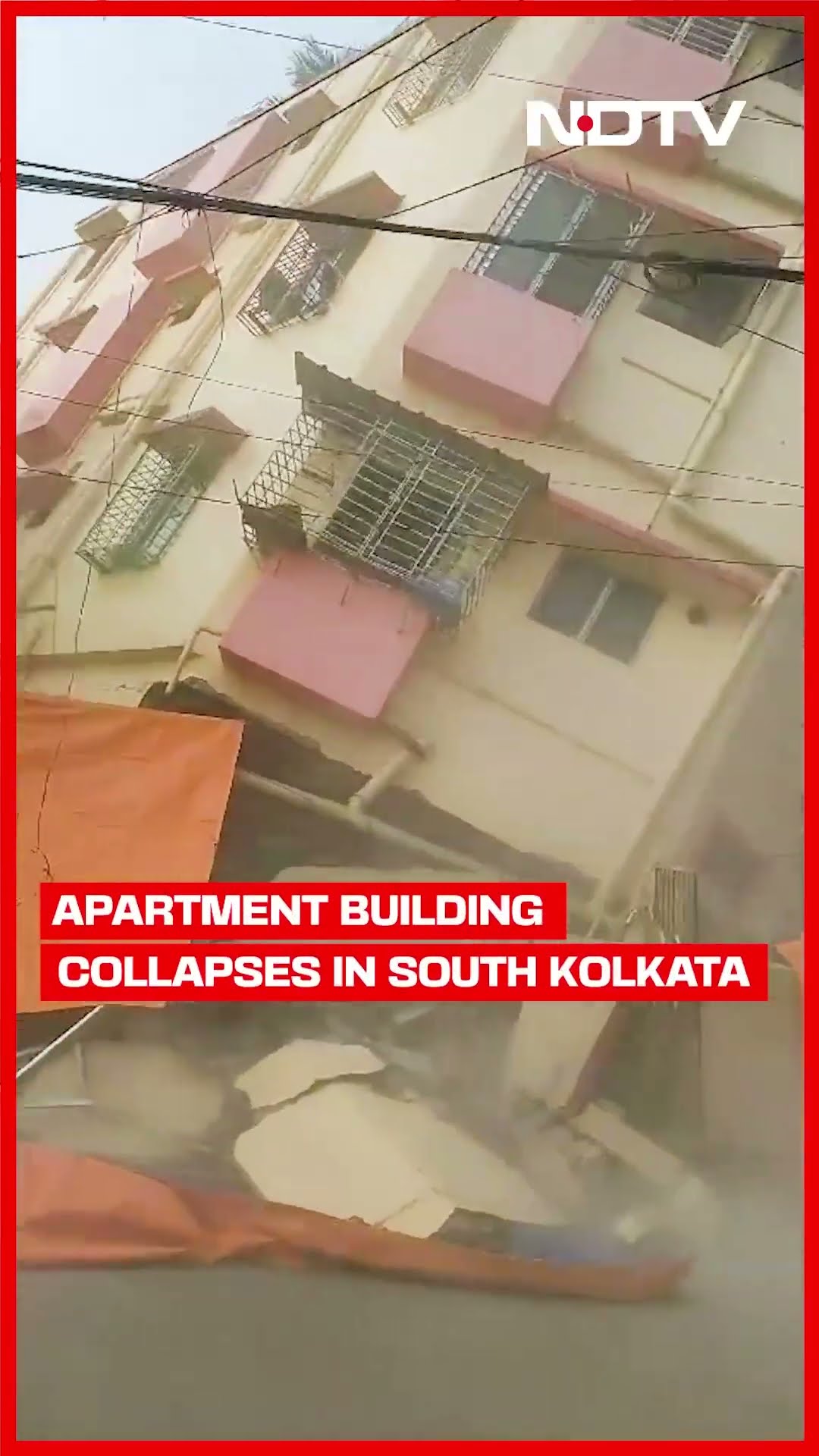 Kolkata Building Collapse | Apartment Building Collapses In South Kolkata, No One Injured