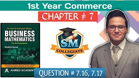 Ex # 7 | Q # 7.16, 7.17 | Matrices & Determinants | B Maths | I.Com Part 1 | Karachi/Sindh board 