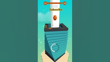 Stack Ball 🏀 Games Level 🎚️-161-162-163-164 / #stackball #viral #tranding #shorts #ballgame