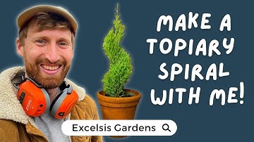 Get to know me while I create a topiary spiral