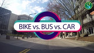 2018 Bike vs. Bus vs. Car Race (Greenville, SC)