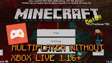 HOW TO PLAY MULTIPLAYER IN MCPE 1.16 WITHOUT XBOX LIVE