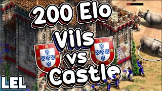 Villagers vs Castle (Low Elo Legends)