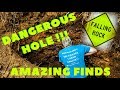 AMAZING FINDS IN A DANGEROUS DEEP HOLE!!! WOW!!!! BOTTLE DIGGING (2019)