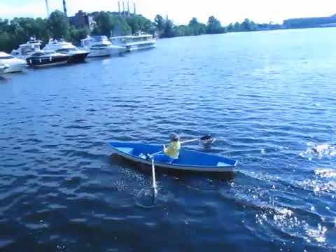 Шлюпка с рычажным механизмом