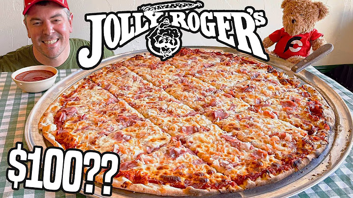 Jolly Roger's $100 Bohemian 26-Inch Pizza Challenge in New London, Wisconsin!!