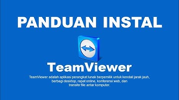 Install Teamviewer Untuk Bantuan Kendala Teknis Kendali Perangkat Jarak Jauh Via Laptop atau PC
