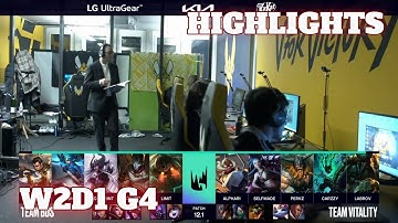 BDS vs VIT - Highlights | Week 2 Day 1 S12 LEC Spring 2022 | Team BDS vs Vitality W2D1