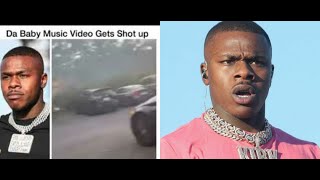 Da Baby music video shoot gets shot up by goons in his hometown of Charlotte North Carolina