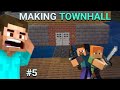 Making a Villager Town Hall In Minecraft minecraft gameplay #5