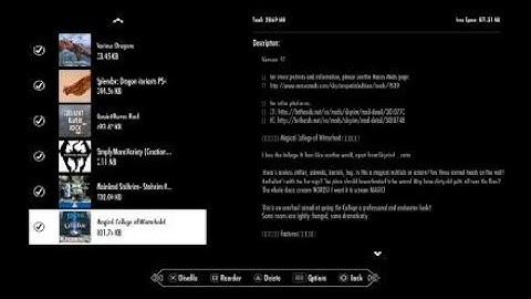 Skyrim AE Ps4 mod list and load order pt 1