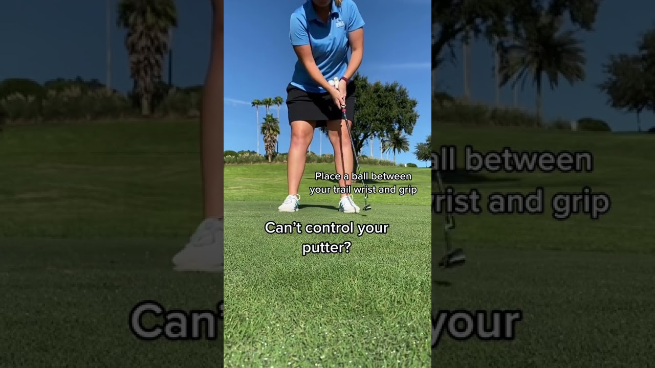 Putting tip! Simple drill to improve consistency with distance and direction 