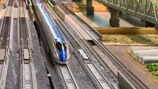 【Nゲージ】E7系かがやき12両フル編成走行シーン #nゲージ鉄道模型 #nゲージ #nゲージ新幹線 #新幹線 #e7系 #かがやき #フル編成 #ポポンデッタ日本橋 #北陸新幹線