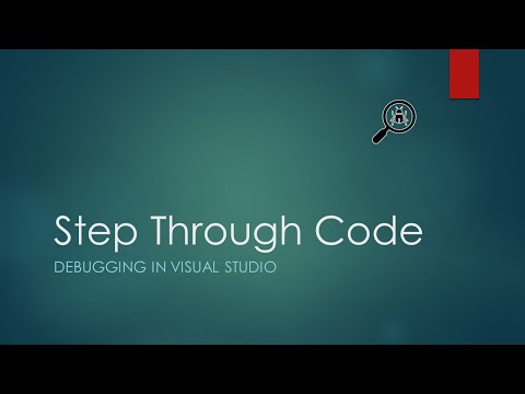 3 - Step Through Code | Basic Visual Studio Debugging - YouTube