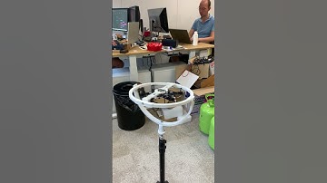 Open Gimbal - blimp/drone hybrid control loop test #3dprinting #drones #science