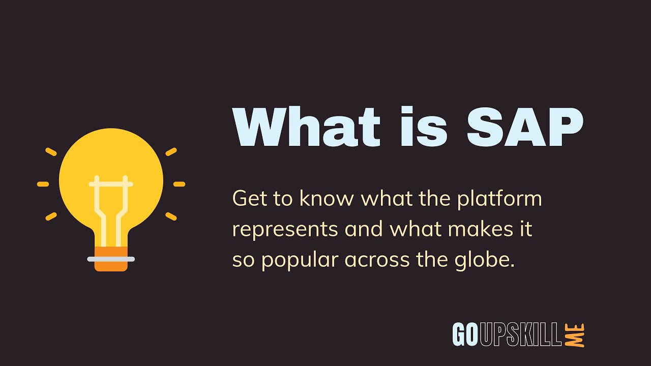 What is SAP Its history , various products and reasons why it is so