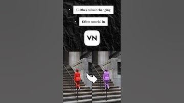 Clothes colour changing effect tutorial in VN editor | #trending #vneditingtutorial #shorts