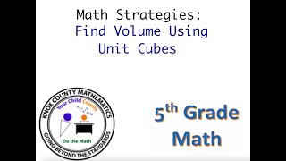 5th Grade Lesson 25 Find Volume Using Unit Cubes
