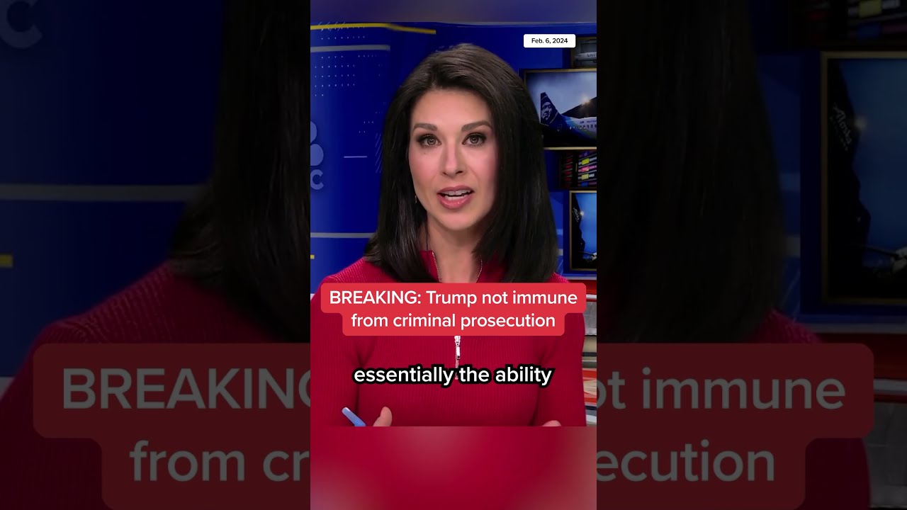 Donald Trump Is Denied Immunity