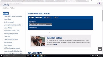 Finding Articles using NECC library databases Source
