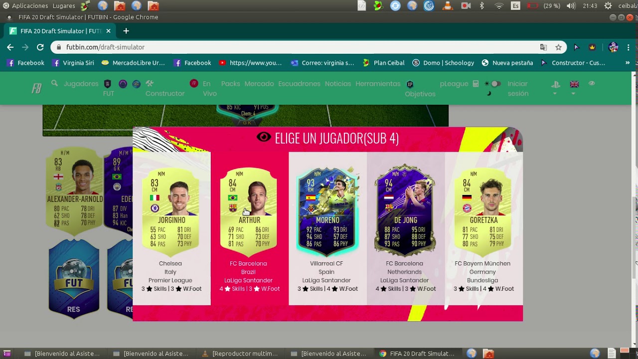 Juego Futbin Draft YouTube juego-futbin-draft-youtube
