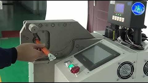 BZW 6C hexagon shape terminal crimping machine with crimp force monitor