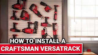 How To Install A Craftsman Versatrack - Ace Hardware