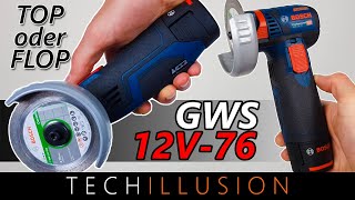 🔥Der WINZIGSTE AKKU WINKELSCHLEIFER der WELT😱 - Bosch GWS 12V-76 Akku Winkelschleifer - Test