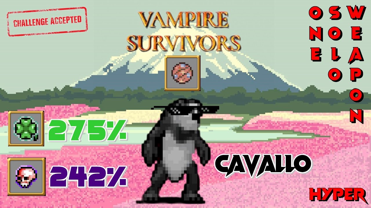 NOVO PERSONAGEM: CAVALLO e Cherry bombs - VAMPIRE SURVIVORS