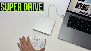 how to use the apple superdrive