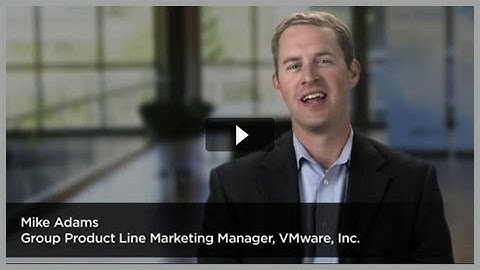 VMware vSphere 5.1 Overview