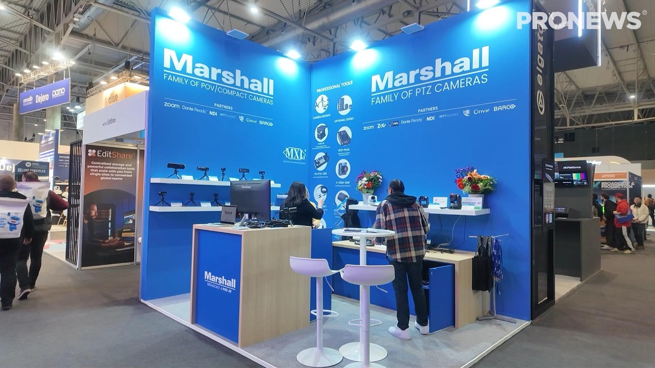 PRONEWS ISE 2026展開会レポート マーシャル、12G-SDI対応カメラ「CV420-27X」と多機能スイッチャーを披露。IP制御と実用性を両立