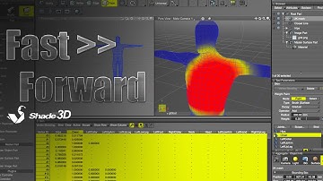 Shade 3D  - Skin and Ball Joint (BVH import)