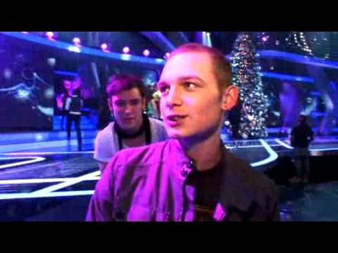 X Factor 2008 EXCLUSIVE Final backstage Scott Bruton Austin Drage