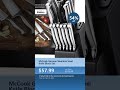 McCook German Stainless Steel Knife Block Set 54% OFF — $57.99 (Was $125.99)