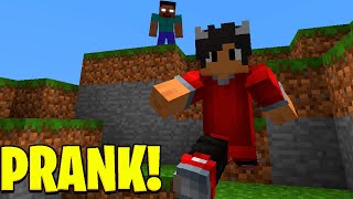 Pranker ShadysMC Som Herobrine i Minecraft!