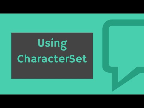 Lightning Round: CharacterSet