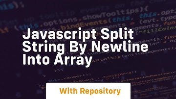 javascript split string by newline into array