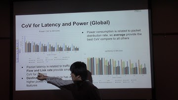 On chip network latency