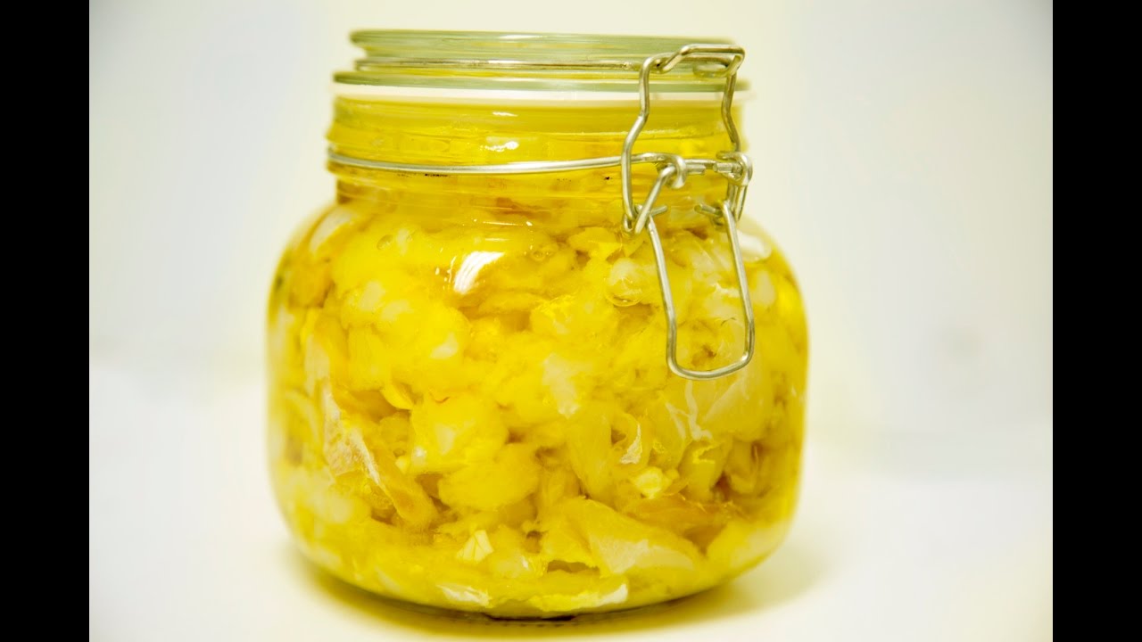 Bacalao macerado con ajo y aceite de oliva. Receta fácil y rápida.