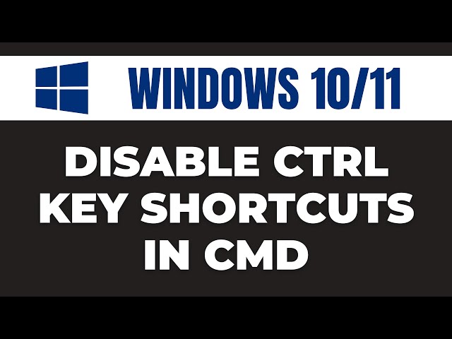 disable ctrl key windows 10 disable ctrl key windows 10