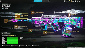 new META RAM-7 LOADOUT in WARZONE 3! (Best RAM 7 Class Setup) - MW3