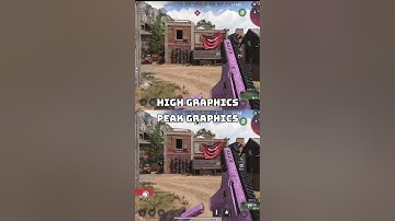 High vs Peak Graphics in Warzone Mobile